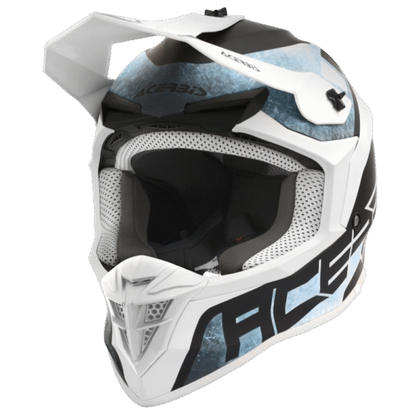 CAPACETE ACERBIS LINEAR LGHTBLU/WHT/BLK