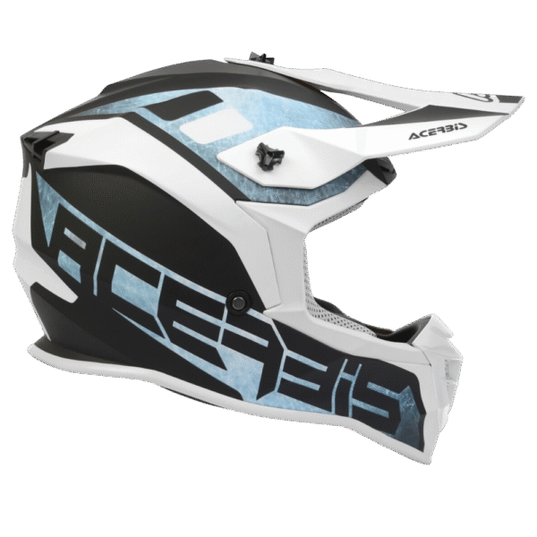 CAPACETE ACERBIS LINEAR LGHTBLU/WHT/BLK - Image 2