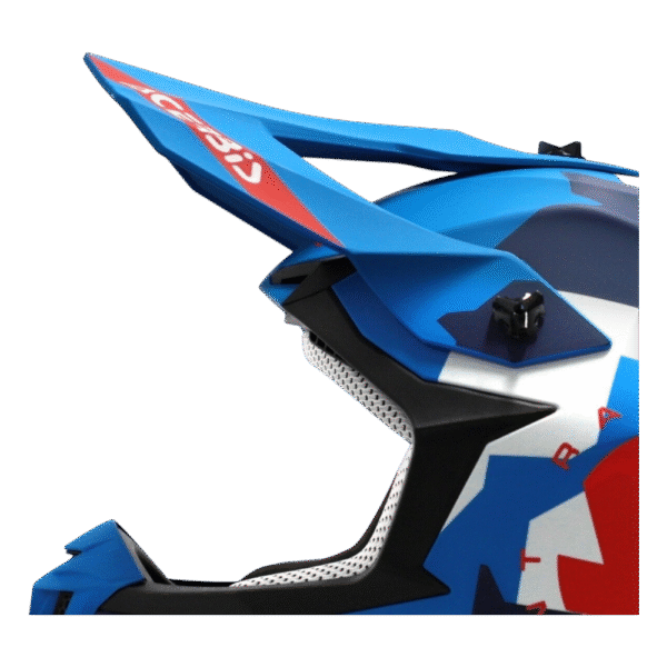 CAPACETE ACERBIS LINEAR GRAPHIC DKBLU/BLU/WHT/RED - Image 5