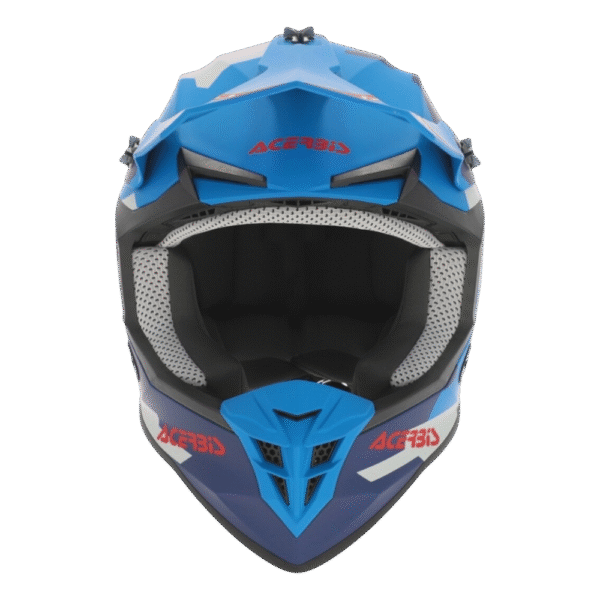 CAPACETE ACERBIS LINEAR GRAPHIC DKBLU/BLU/WHT/RED - Image 7