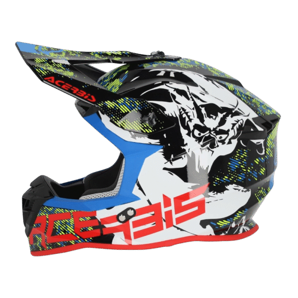 CAPACETE ACERBIS LINEAR GRAPHIC WHT/BLK/MULTI - Image 3