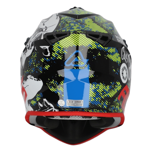 CAPACETE ACERBIS LINEAR GRAPHIC WHT/BLK/MULTI - Image 5