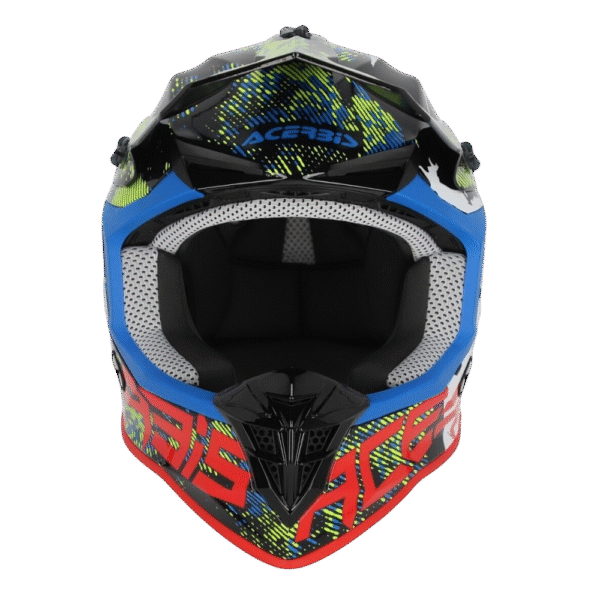 CAPACETE ACERBIS LINEAR GRAPHIC WHT/BLK/MULTI - Image 4