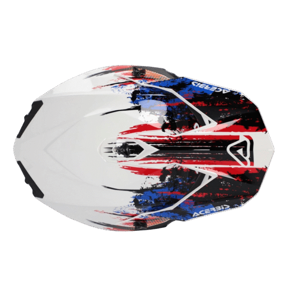 CAPACETE ACERBIS LINEAR 22.06 WHT/RED/BLU - Image 6