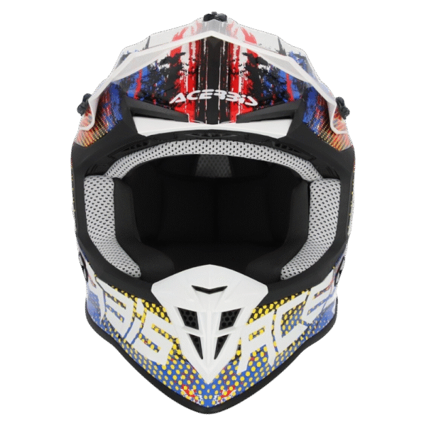 CAPACETE ACERBIS LINEAR 22.06 WHT/RED/BLU - Image 4