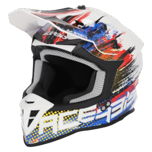 CAPACETE ACERBIS LINEAR 22.06 WHT/RED/BLU