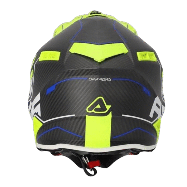 CAPACETE ACERBIS STEEL CARBON BLK/YLWFLU/WHT - Image 5