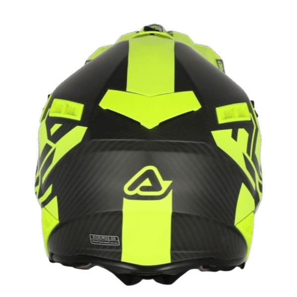 CAPACETE ACERBIS STEEL CARBON BLK/YLWFLU - Image 5