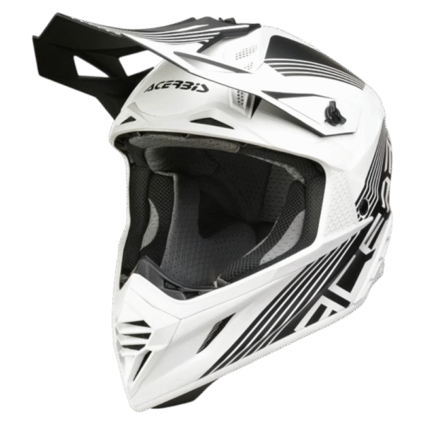 CAPACETE ACERBIS X-TRACK VTR WHT/BLK