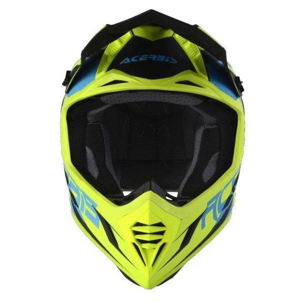 CAPACETE ACERBIS X-TRACK VTR YLWFLU/BLU/BLK - Image 4