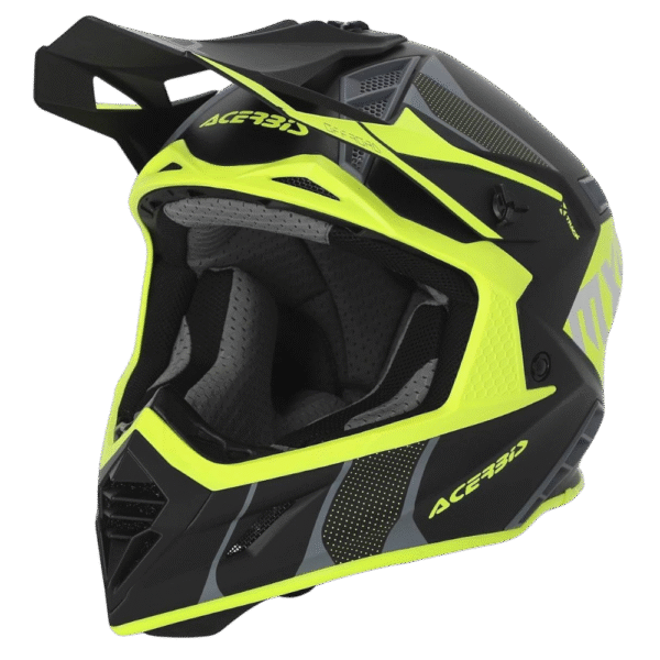 CAPACETE ACERBIS X-TRACK VTR BLK/YLWFLU/GRY