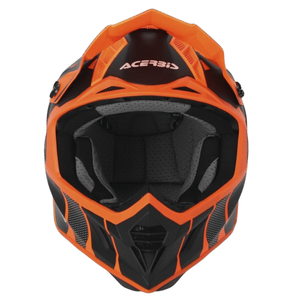 CAPACETE ACERBIS X-TRACK VTR BLK/ORG/WHT - Image 3