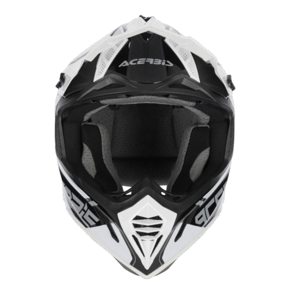 CAPACETE ACERBIS X-TRACK VTR WHT/BLK GLOSS - Image 6