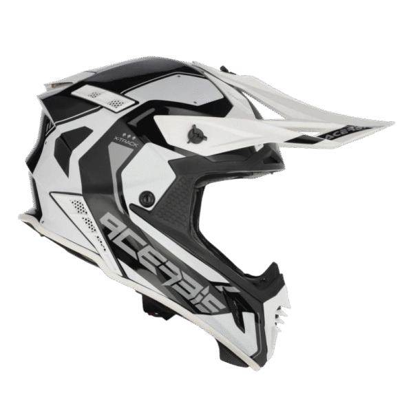 CAPACETE ACERBIS X-TRACK VTR WHT/BLK GLOSS - Image 2
