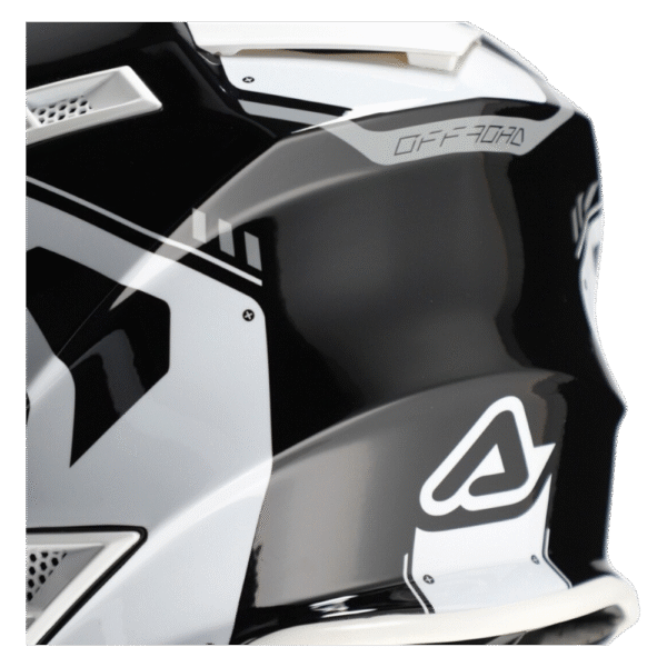 CAPACETE ACERBIS X-TRACK VTR WHT/BLK GLOSS - Image 8