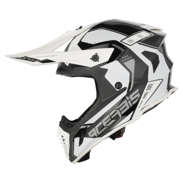 CAPACETE ACERBIS X-TRACK VTR WHT/BLK GLOSS - Image 3