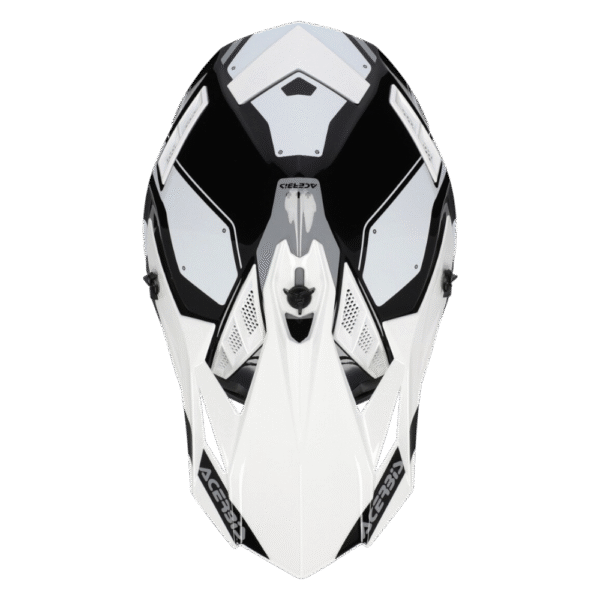 CAPACETE ACERBIS X-TRACK VTR WHT/BLK GLOSS - Image 9