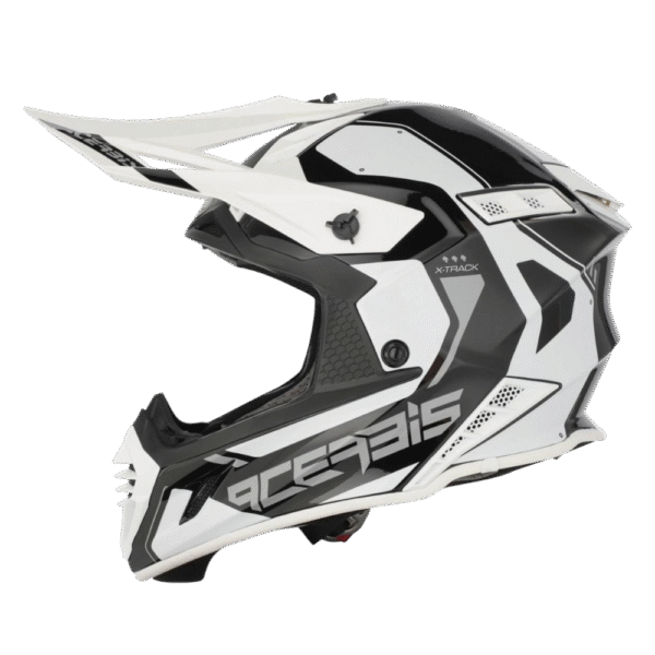 CAPACETE ACERBIS X-TRACK VTR WHT/BLK GLOSS - Image 4