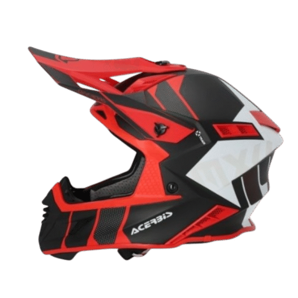 CAPACETE ACERBIS X-TRACK VTR BLK/RED/WHT - Image 3