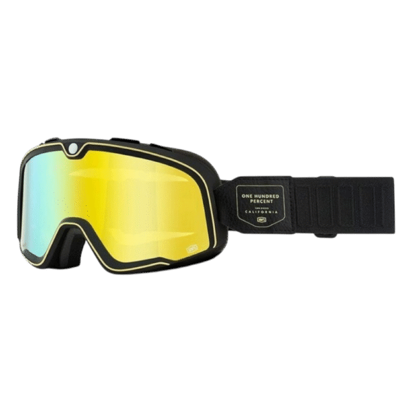 ÓCULOS 100% BARSTOW CABLIBER BLK/GOLD