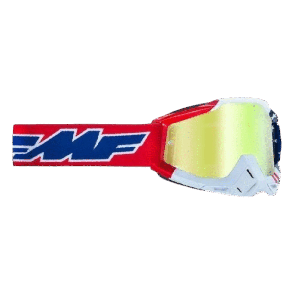 ÓCULOS 100% FMF EDITION POWERBOMB USA RED/BLU/WHT