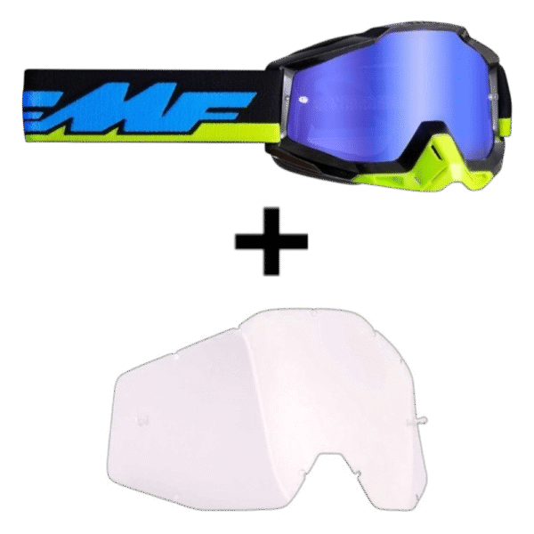 ÓCULOS 100% FMF EDITION POWERBOMB TALLADEGA BLK/BLU - Image 8