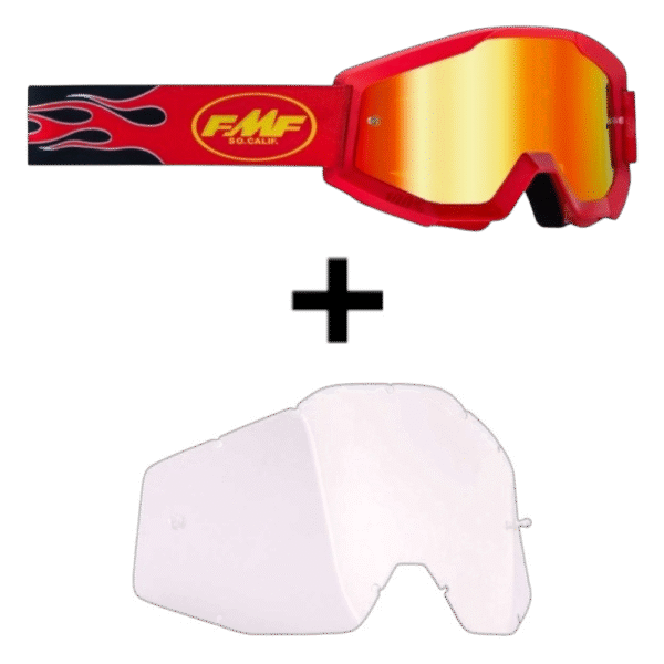 ÓCULOS 100% FMF EDITION POWERCORE RED - Image 8
