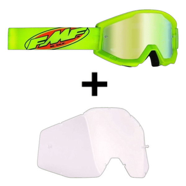 ÓCULOS 100% FMF EDITION POWERCORE YLWFLU - Image 8