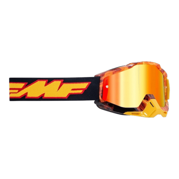 ÓCULOS 100% FMF EDITION POWERBOMB SPARK BLK/YLW/ORG