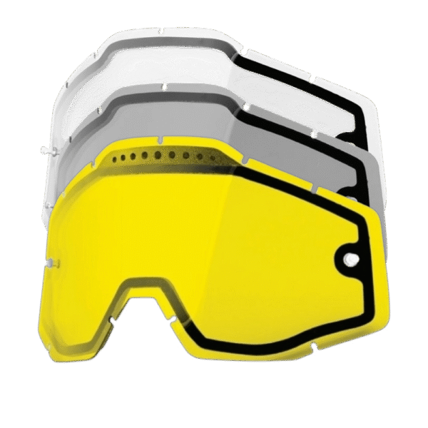 LENTES ÓCULOS 100% GERAÇÃO 1 / 100% FMF EDITION STRATA ACCURI RACECRAFT DUPLA - Image 2