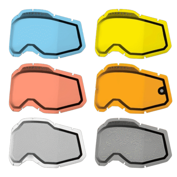 LENTES ÓCULOS 100% G2 - STRATA 2 ACCURI 2 RACECRAFT 2 DUPLA