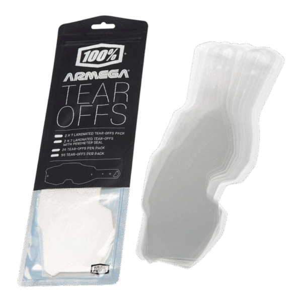 TEAR OFFS ÓCULOS 100% ARMEGA TRANSPARENTE