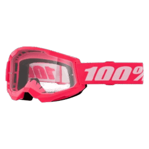 ÓCULOS 100% STRATA 2 M2 PINK FLUO/WHITE