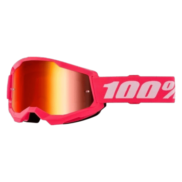 ÓCULOS 100% STRATA 2 M2 PINK FLUO/WHITE - Image 5