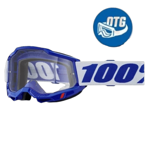 ÓCULOS 100% ACCURI 2 OTG BLU/WHT/BLU