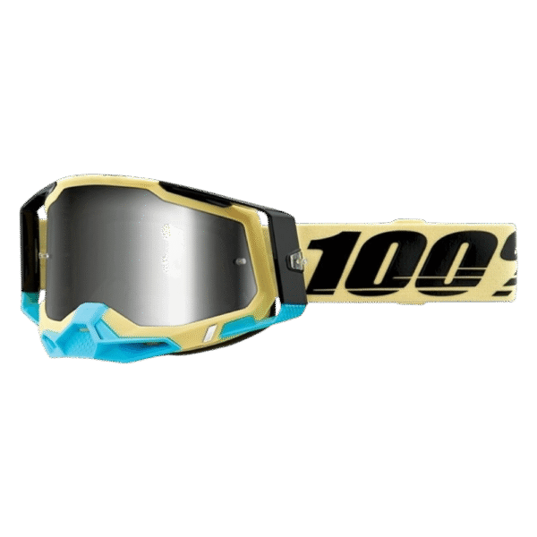 ÓCULOS 100% RACECRAFT 2 AIRBLAST BEG/BLK/BLU