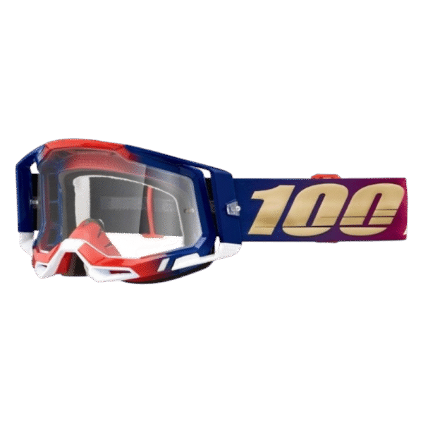 ÓCULOS 100% RACECRAFT 2 UNITED BLU/RED/GLD - Image 5