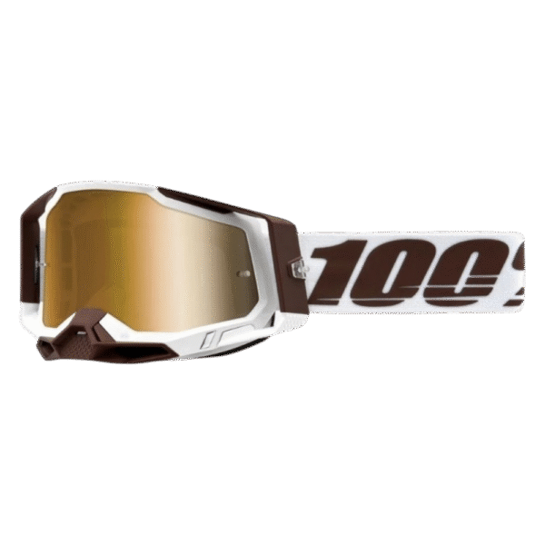 ÓCULOS 100% RACECRAFT 2 SNOWBIRD WHT/BRWN