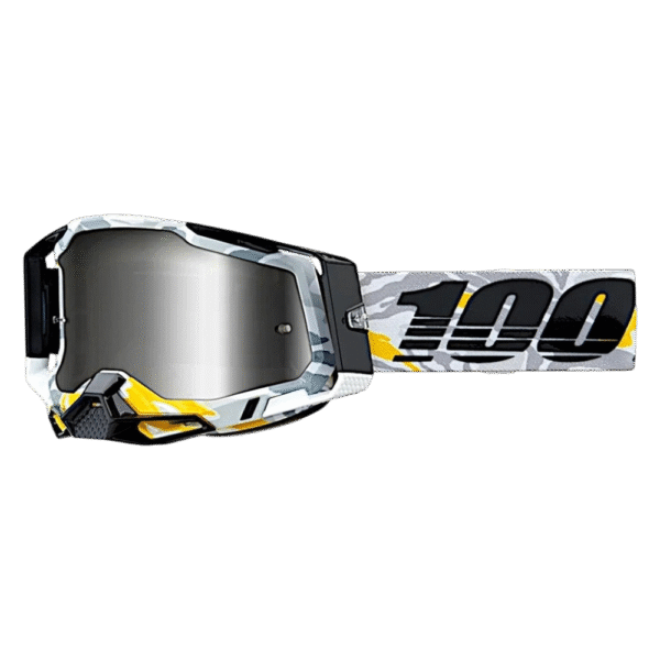 ÓCULOS 100% RACECRAFT 2 KORB GRY/BLK/WHT/YLW