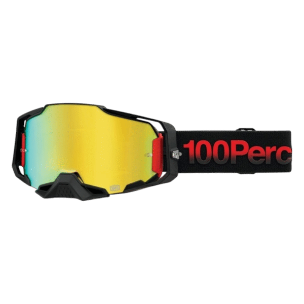 ÓCULOS 100% ARMEGA TZAR BLK/RED