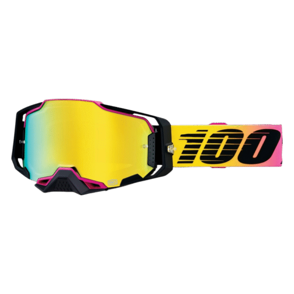 ÓCULOS 100% ARMEGA 91 MULTICOLOR BLK/YLW/PNK