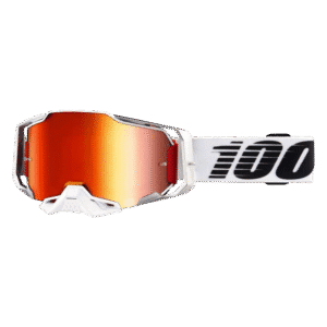 ÓCULOS 100% ARMEGA LIGHTSABER WHT/RED/BLK