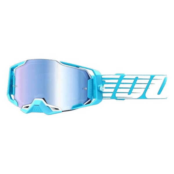 ÓCULOS 100% ARMEGA OVERSIZED BLUSKY/WHT
