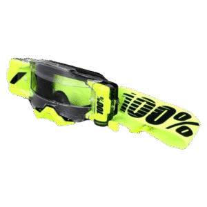ÓCULOS 100% ARMEGA FORECAST ROLL OFFS NEON YELW/BLK