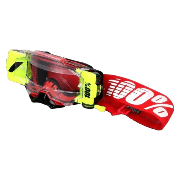 ÓCULOS 100% ARMEGA FORECAST ROLL OFFS RED RD/WHT - Image 2