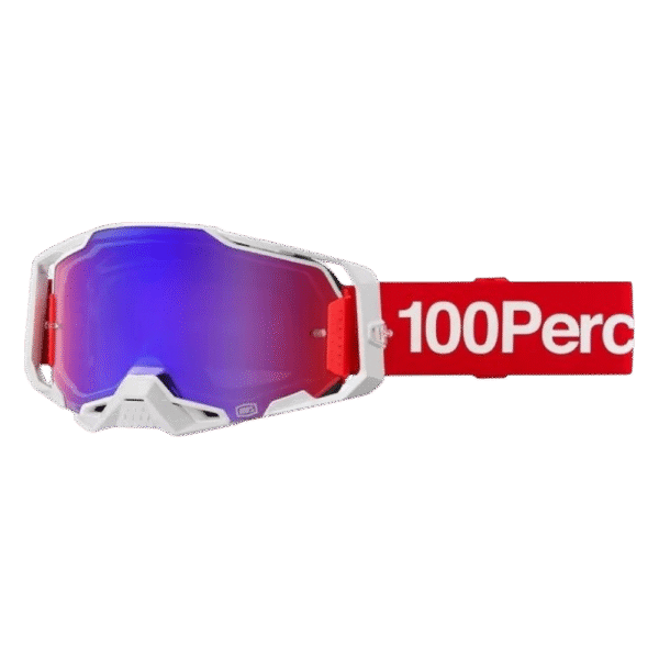 ÓCULOS 100% ARMEGA CORBIN WHT/RED