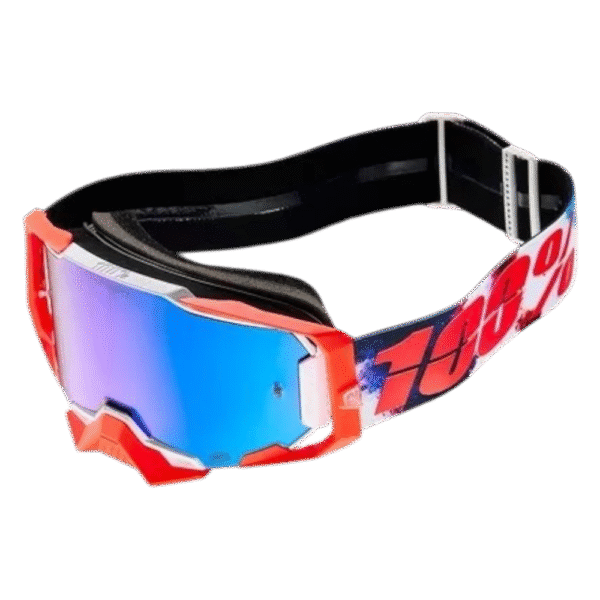 ÓCULOS 100% ARMEGA MORPHO HIPER X RED/WHT/BLU - Image 4