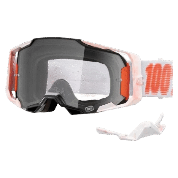 ÓCULOS 100% ARMEGA TUBULAR WHT/ORG - Image 7
