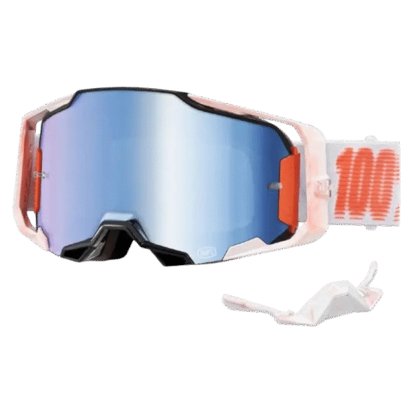 ÓCULOS 100% ARMEGA TUBULAR WHT/ORG - Image 6