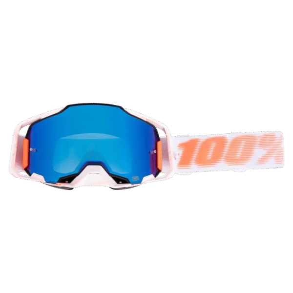 ÓCULOS 100% ARMEGA TUBULAR WHT/ORG - Image 2